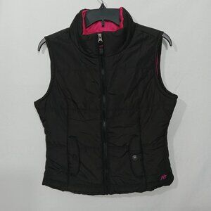 AEROPOSTALE Light Weight Puffer Vest in Black Women's Size Medium *NWT